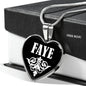 Faye v02 - Heart Pendant Luxury Necklace