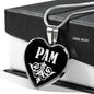 Pam v01s - Heart Pendant Luxury Necklace