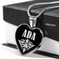 Ada v01s - Heart Pendant Luxury Necklace
