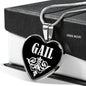 Gail v01s - Heart Pendant Luxury Necklace