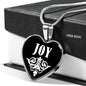 Joy v02 - Heart Pendant Luxury Necklace