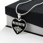 Meredith v02 - Heart Pendant Luxury Necklace