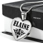 Elaine v01 - Heart Pendant Luxury Necklace