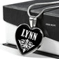 Lynn v01s - Heart Pendant Luxury Necklace