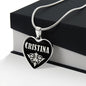 Cristina v02 - Heart Pendant Luxury Necklace
