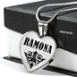 Ramona v01 - Heart Pendant Luxury Necklace