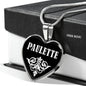 Paulette v01s - Heart Pendant Luxury Necklace