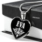Eva v01s - Heart Pendant Luxury Necklace