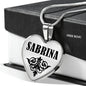 Sabrina v01 - Heart Pendant Luxury Necklace