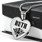 Ruth v01 - Heart Pendant Luxury Necklace