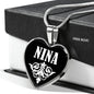Nina v02 - Heart Pendant Luxury Necklace