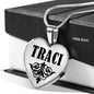 Traci v01 - Heart Pendant Luxury Necklace