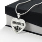 Henrietta  v01 - Heart Pendant Luxury Necklace