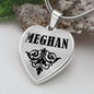 Meghan  v01 - Heart Pendant Luxury Necklace