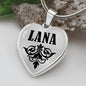 Lana  v01 - Heart Pendant Luxury Necklace