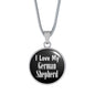 Love My German Shepherd v2 - Luxury Necklace