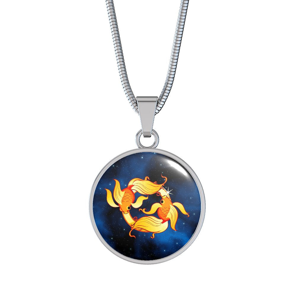 Zodiac Sign Pisces - Luxury Necklace - Unique Gifts Store