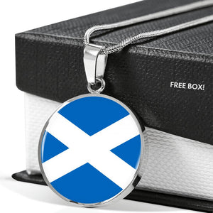 Scottish Flag - Luxury Necklace