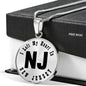 Heart In New Jersey v01 - Luxury Necklace