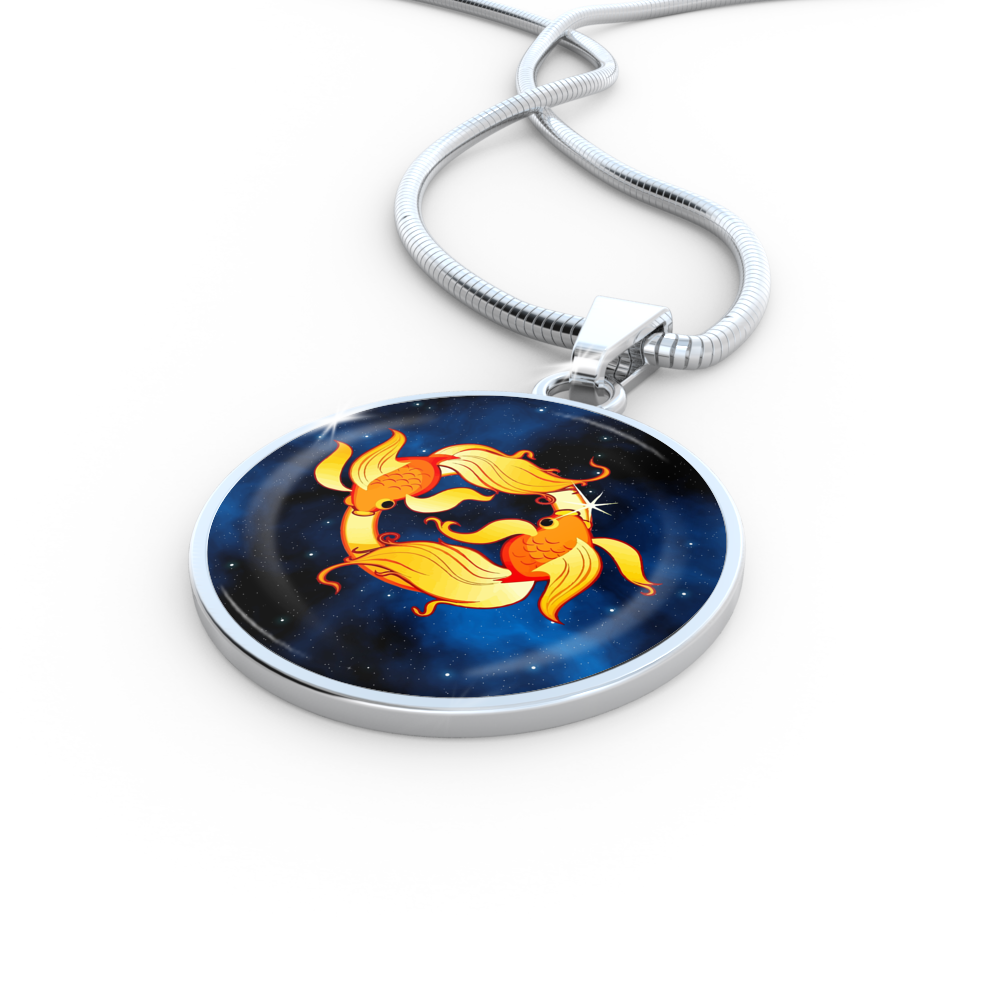 Zodiac Sign Pisces - Luxury Necklace - Unique Gifts Store