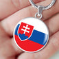 Slovak Flag - Luxury Necklace