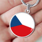 Czech Flag - Luxury Necklace