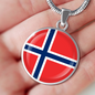 Norwegian Flag - Luxury Necklace