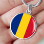 Romanian Flag - Luxury Necklace
