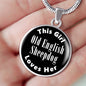 Old English Sheepdog v2 - Luxury Necklace