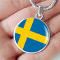Swedish Flag - Luxury Necklace