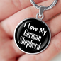 Love My German Shepherd v2 - Luxury Necklace