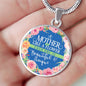 A Mother Is Like A Flower - Luxury Necklace