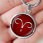 Zodiac Sign Aries v2 - Luxury Necklace