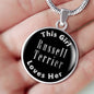 Russell Terrier v2s - Luxury Necklace