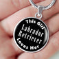 Labrador Retriever v2 - Luxury Necklace
