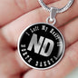 Heart In North Dakota v02 - Luxury Necklace