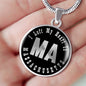 Heart In Massachusetts v02 - Luxury Necklace