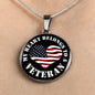 My Heart Belongs To A Veteran - Luxury Necklace