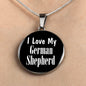 Love My German Shepherd v2 - Luxury Necklace