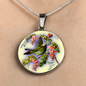 Bird And Flowers - Luxury Necklace