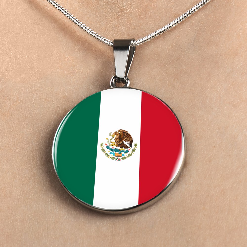 Mexican Flag - Luxury Necklace