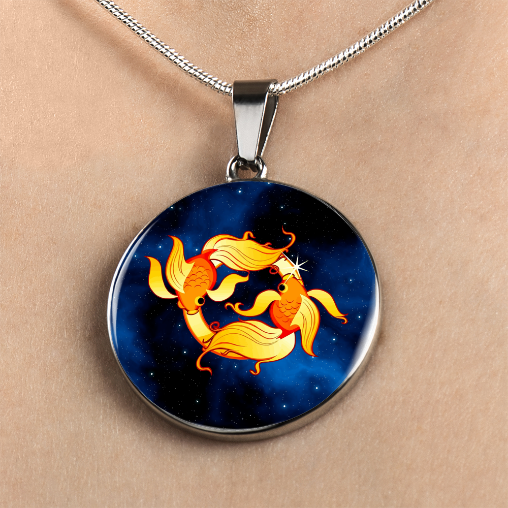 Zodiac Sign Pisces - Luxury Necklace