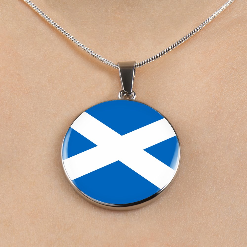 Scottish Flag - Luxury Necklace