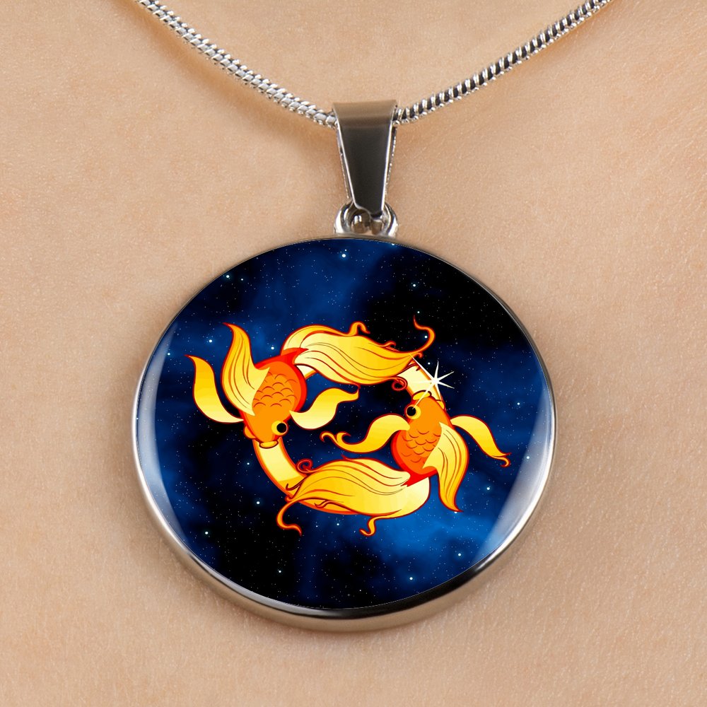 Zodiac Sign Pisces - Luxury Necklace