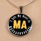 Heart In Massachusetts - Luxury Necklace