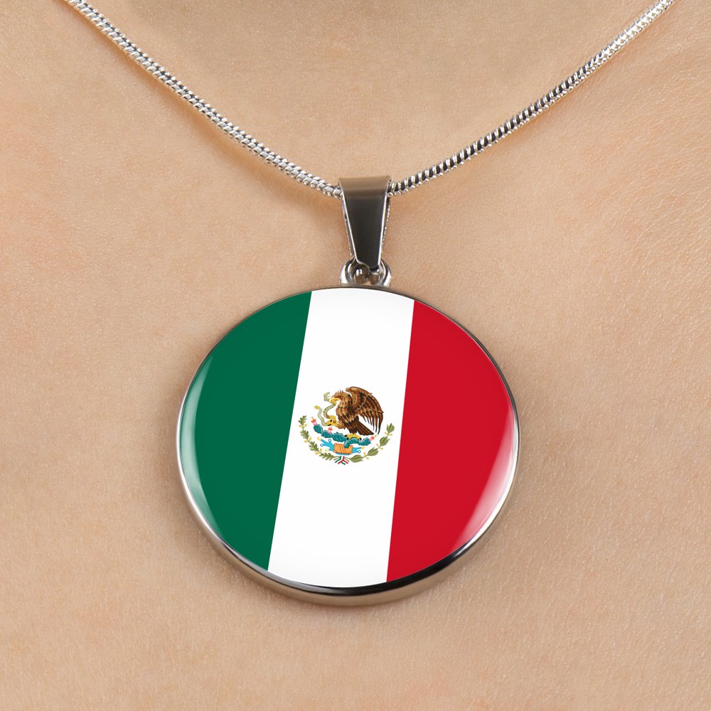 Mexican Flag - Luxury Necklace