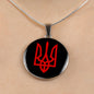 Tryzub (Red) - Luxury Necklace