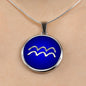 Zodiac Sign Aquarius v2 - Luxury Necklace