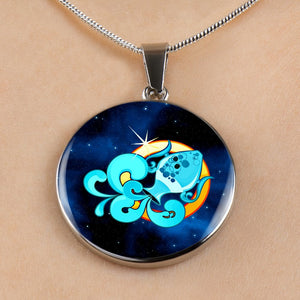 Zodiac Sign Aquarius - Luxury Necklace