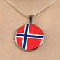 Norwegian Flag - Luxury Necklace